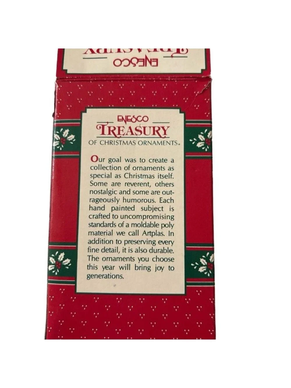 ENESCO Ornament Multicolor Nutcracker Collectible Claras Prince Vtg Christmas